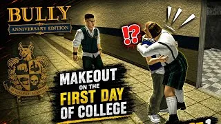 Thumbnail: MAKEOUT ON THE FIRST DAY?! 😳 | Bully: Anniversary Edition Part 1 Gameplay