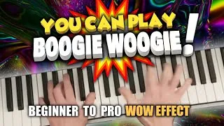 Thumbnail: Pain Relief for Boogie Woogie Piano ! 5 Levels ! Beginner to Pro WOW Effect Lesson