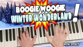 Thumbnail: How to Play Walking Bass Line !  Winter Wonderland Boogie Woogie Piano Style  ! Christmas Song