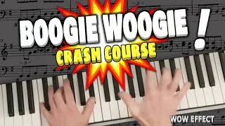 Thumbnail: Pro Boogie Woogie Piano Lesson : Beginners Crash Course - Easy Blues Keyboard Tutorial Lesson