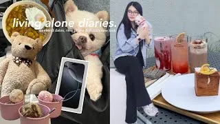 Thumbnail: vlog ♡ weekend dates with the girls, dubu's new look, unboxing iphone16 pro max & cooking 🎀