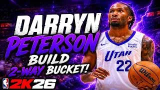Thumbnail: Best DARRYN PETERSON Build in NBA 2K26