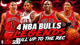 Thumbnail: 4 BULLS LEGENDS PULL UP TO THE REC... NBA 2K26
