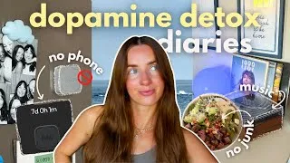 Thumbnail: DOPAMINE DETOX DIARIES ✨📱🚫| week 1
