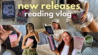 Thumbnail: read new + anticipated releases with me 📖✨⚔️ | *spoiler free*