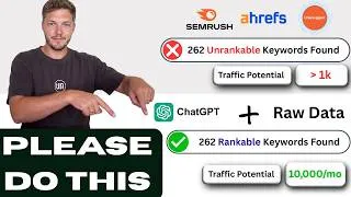Thumbnail: My Site Couldn't Rank For The Keywords On AH Refs, But Chat GPT Found THESE...