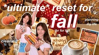 Thumbnail: FALL RESET  🍂🤎🧸 (can I fix my messy life in 6 hours?)
