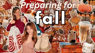 Thumbnail: Preparing for fall 🍂🎃🧸  shopping, self care, decorating, baking, vlog