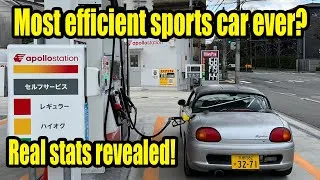 Thumbnail: The most fuel efficient Japanese Sports Car? | Cappuccino Fuel economy statistics revealed!