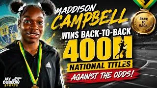 Thumbnail: Maddison Campbell Wins Back-to-Back 400m National Titles Against the Odds
