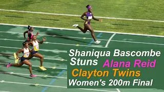 Thumbnail: TRINIDADIAN SHANIQUA BASCOMBE 22.68 PB! Stuns Alana Reid & Clayton Twins at Velocity Fest 19!