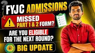 Thumbnail: 11th Admission 2026 Maharashtra Board | FYJC CAP Round 1 Important Update ⚠️