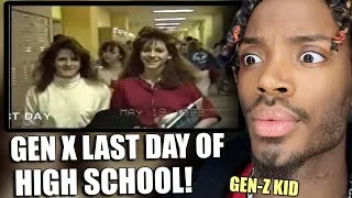 Thumbnail: SHOCKED Gen Z Reacts To The last day of high school 1989! (I Can't Believe This!)