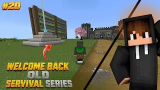 Thumbnail: I restarted My OLD Minecraft Survival Series! 😱🔥 | Back to Survival #20