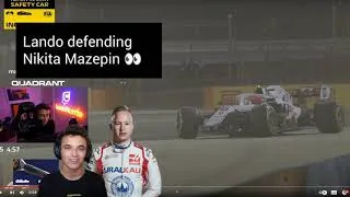 Thumbnail: Lando Norris defends fellow F1 driver Nikita Mazepin after his spin(s) at the Bahrain GP