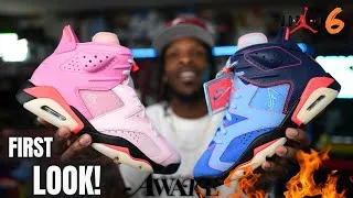 Thumbnail: THESE MIGHT WAKE YOU UP IF YOU WERE SLEEP ON THEM FIRST LOOK JORDAN 6 AWAKE BLUEBERRY & PLAYFUL PINK