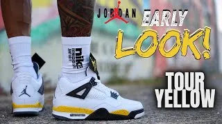 Thumbnail: A GRAIL FROM 2006 RETURNS! EARLY LOOK 2026 JORDAN 4 TOUR YELLOW OVERVIEW, SIZING & ON FEET!