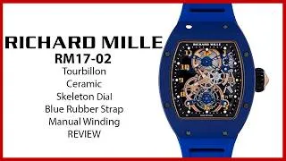 Thumbnail: ▶ Richard Mille Manual Winding Tourbillon TZP Ceramic Blue RM 17-02 - REVIEW