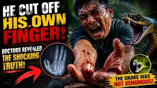 Thumbnail: He CUT OFF His Own FINGER After a SNAKE BITE... Then Doctors Revealed the Shocking Truth! 😱🐍