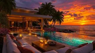 Thumbnail: Relaxing Smooth Jazz by the Ocean: Luxury Resort Sunset Ambience for Deep Relaxation