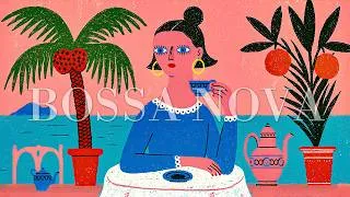 Thumbnail: Tropical Cafe 🍊 Relaxing Bossa nova Jazz for deep focus, reading & working