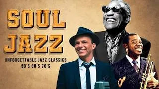 Thumbnail: Best of Frank Sinatra, Nat King Cole, Ella Fitzgerald, Dean Martin 🎶🎷 Jazz Songs 50's 60's 70's