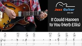 Thumbnail: It Could Happen to You (Herb Ellis) - Jazz Guitar Chord Melody