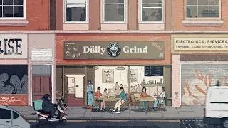 Thumbnail: The Daily Grind ☕️ Jazz Hop & Lofi Beats