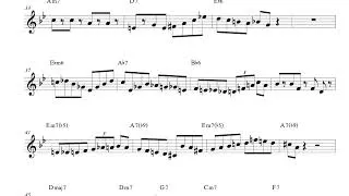 Thumbnail: On the Street Where You Live - Concert pitch | Chord Changes & Improvisation