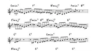Thumbnail: Charlie Parker's Donna Lee Chorus 1 – Bebop Solo Etude