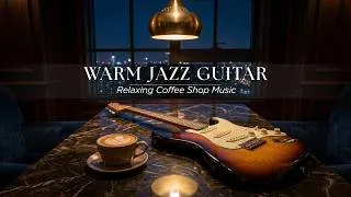 Thumbnail: Warm Jazz Guitar ☕ Relaxing Coffee Shop Music for Focus and Productivity