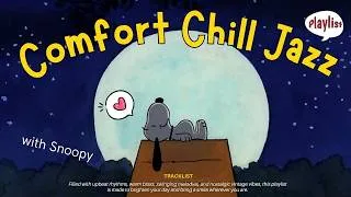 Thumbnail: 🌙 A Quiet Night with Snoopy 🕯️ Smooth Noir Jazz for Deep Relaxation | Chill, Dream & Unwind
