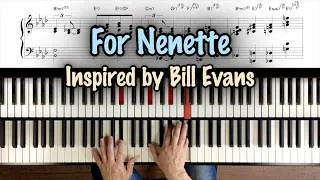 Thumbnail: Inspired by Bill Evans “For Nenette”