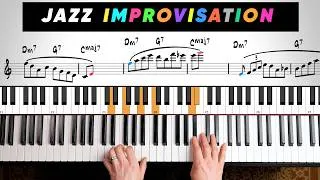 Thumbnail: How Jazz Piano Improvisation Works (Beginner Techniques)