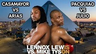 Thumbnail: [55] LEWIS 🇬🇧 vs 🇺🇸 TYSON | [37] PACQUIAO 🇵🇭 vs 🇨🇴 JULIO | CASAMAYOR 🇨🇺 vs 🇲🇽 ARIAS