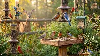 Thumbnail: Deer at the Feeders, Morning Birds and Meditating Robins