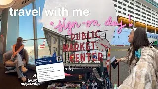 Thumbnail: Travel With Me To Seattle + My FIRST Day Back Working Onboard Voyager of the Seas!! 🏔️🌲⛴️