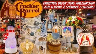 Thumbnail: Cracker Barrel NEW Christmas Decor 2026 Elegant & Cardinal Collection (Beautiful Lineup) 