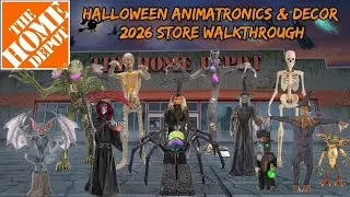 Thumbnail: Home Depot NEW 2026 Halloween Animatronics & Decor Store Walkthrough 