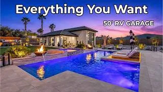 Thumbnail: Inside a Stunning Henderson Luxury Estate | RV Garage, Casita, Pool & Pickleball Court