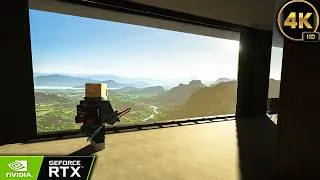 Thumbnail: RTX 4080 & AMD Ryzen 9 9950X3D VS ULTRA Realistic Minecraft Summit House
