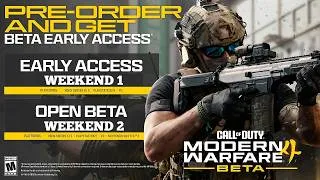 Thumbnail: How To Play Modern Warfare 4 Open Beta Early Access (Weekend 1 & Weekend 2)