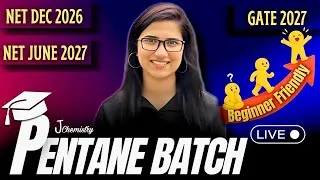 Thumbnail: J Chemistry Pentane Live Batch Announcement | J Chemistry new batch | CSIR NET Dec 2026 | GATE 2027