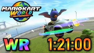 Thumbnail: [WR] Mario Kart World Speedrun - All 30 Tracks in 1:21:00 by Jcool114