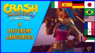 Thumbnail: Crash Bandicoot 4: It's About Time - Crash and Coco meets Tawna in 9 different languages