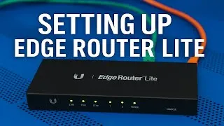Thumbnail: How I Optimized My Network Like a Pro with EdgeRouter Lite #EdgeRouterLite #HomeLab #NetworkSetup