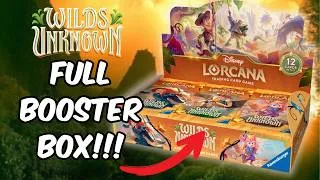 Thumbnail: Opening Disney Lorcana Wilds Unknown Box Opening | Live Pull Reactions!