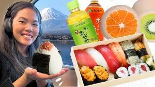 Thumbnail: 🚄 Everything We Ate On Japan Bullet Trains 2026 (We ALMOST missed our flight home!)