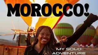 Thumbnail: Marrakech Solo Travel Vlog 🇲🇦 | Hot Air Balloon, Dreamy Riad & More 💕