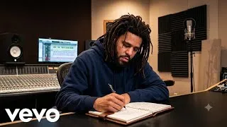 Thumbnail: J. Cole - Dollar Dreams, Midnight Realities(Lyrics Video)